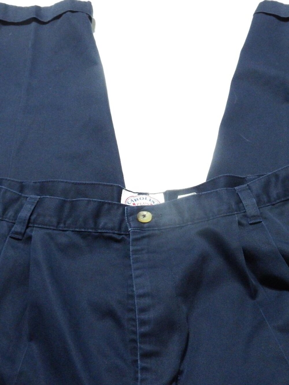 Women's Navy cuffed pants, size 20W